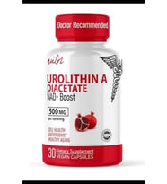 Nature's Fusions Nutri Urolithin A Diacetate 500mg 30 Veg Capsul.Usa Menşei.OZELSPORCUGIDALARIN'DAN 3963 (Renksiz)