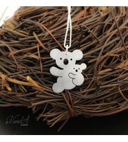 Gümüş Koala Kolye