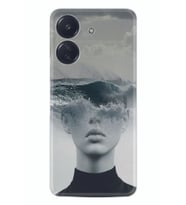 Xiaomi Redmi 13c Kılıf Desenli Silikon Mistic Woman 1361
