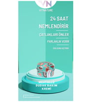 Vitnature Mentollü Dudak Bakım Kremi
