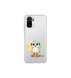 Redmi Note 10 ile Uyumlu Splash Mirket Tasarımlı Şeffaf Silikon Kılıf