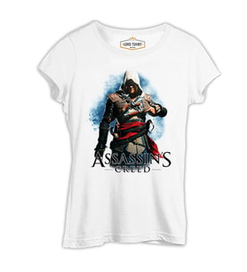 Assassin's Creed Beyaz Kadın Tshirt