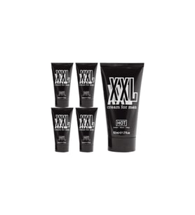 HotXXL Erkeğe Özel 50 ml Şekillendirici 5 Adet Penisi Büyütme Geliştirme Kremi