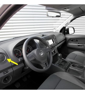 VW Amarok 2013-2016 Kabin Havalandırma Klima Mazgalı Siyah OEM 2H0819703G