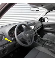 VW Amarok 2013-2016 Kabin Havalandırma Klima Mazgalı Siyah OEM 2H0819703G