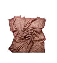 Bordo Desenli Eşarp