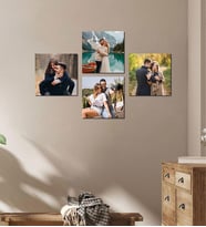 Kişiye Özel 4 Fotoğraflı Kare Mdf Tablo