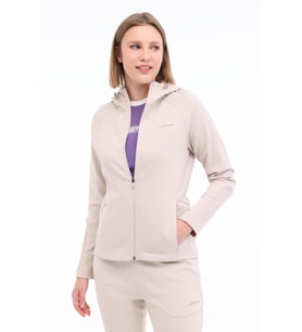 Lumberjack WL MILA 18CT321 5FX 101970813 Kadın Eşofman Üstü Bej XS-XL
