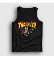 Presmono Unisex Siyah Skull Thrasher Atlet 279948tt