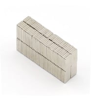 20 Adet 15x10x1.5 Mm Köşeli Neodyum Mıknatıs N35 Magnet Dayanıklı Nikel Kaplama