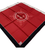 Levidor Bordo Desenli Tivil İpek Eşarp 22488-03