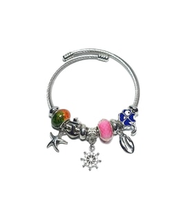 JTAW24ÇEB1443 JANTİ ÇELİK BİLEKLİK - PANDOORANIN CHARMLARI SILVER RENK KARARMAZ