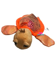 Peluş Oyuncak Tospik Kaplumbağa 30 Cm (Turuncu)