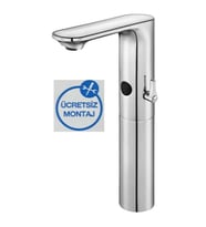 Eca Compact Krom Fotoselli Yüksek Tip Lavabo Bat. Pilli 108108036