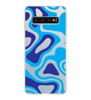 Samsung Galaxy S10 Kapak Renkli Desen Tasarımlı Şeffaf Silikon Kılıf