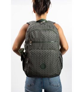 Ultra Hafif Çok Cepli Su Geçirmez Sırt Çantası Unisex Desenli Haki Yeşili (Model: 571-1B)