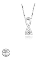 Swarovski Taşlı Gümüş Sonsuzluk Bayan Kolye