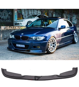 Bmw E46 M3 Ön Lip Plastik Parlak Siyah karlık-ön-ek-bodykit 1997 1998 1999 2000 2001 2002 2003 2004