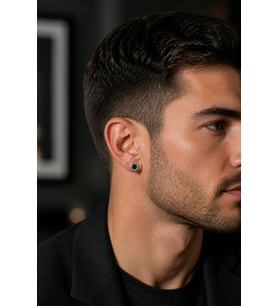 Gümüş Renk Unısex Kulak Piercıng