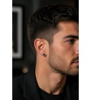 Gümüş Renk Unısex Kulak Piercıng