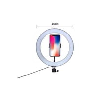 Kuaför Makyaj Youtuber Sutidio Resim Çekimleri Ring Light Sürekli 10 Inç Işık 2mt
