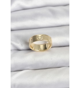 Gold Renk Model Kadın Yüzük TJ-BYK3910