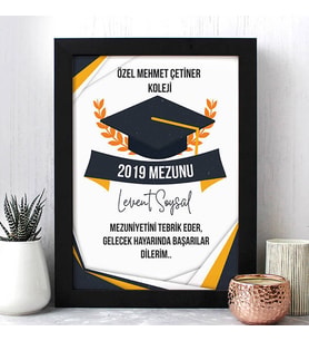 Kişiye Özel Mezuniyet Tebrik Sertifikası