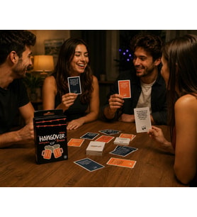Hangover Mini İngilizce Yazılı Yetişkin Parti Oyunu – Eğlenceli Sohbet & Kart Oyunu, Arkadaş ve Çiftler İçin