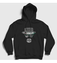 Presmono Unisex Siyah Wordart Breaking Bad Kapüşonlu Sweatshirt 185763tt