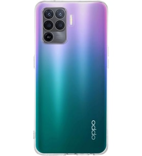 Oppo Reno 5 Lite Kapak 1mm Süper Silikon Şeffaf Kılıf