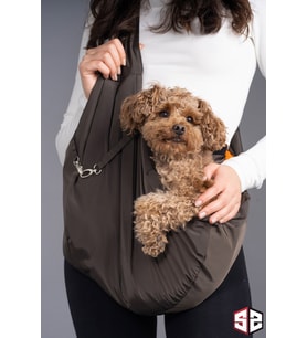 Salya Store Peluşlu Kedi - Köpek Taşıma Çantası Haki - Anne Kucağı CNT-105