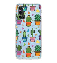 PrintiFy Samsung Galaxy S20 ile Uyumlu 1mm Slim Fit Water Color 4 Baskılı Şeffaf  Kılıf