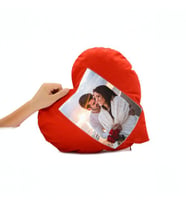 Kişiye Özel Tasarlanabilir Kırmızı Kalp Yastık ,40cm Çap (,Hediye,Paketi Yapılır,Not Yazılır)