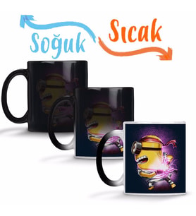 Minions Sihirli Kupa Bardak Porselen