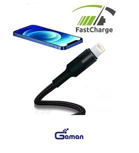 Iphone Tüm Serilerle Örgü Kablo Uyumlu Hızlı Şarj Kablosu  3.0A 11 / 12 / 13 / Pro / Pro Max