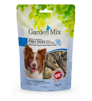Garden Mix Balık Derisi Sargılı Kemik Köpek Ödülü 75 Gr