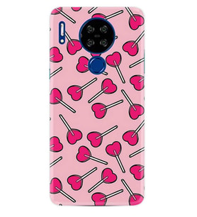 Reeder P13 Blue Max Lite Kılıf Desenli Silikon Heart Lollipop