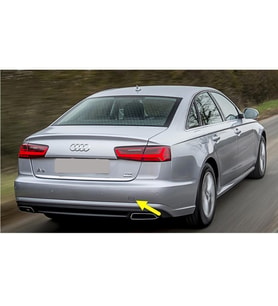 Audi A6 Sedan 2015-2018 Arka Tampon Çeki Demiri Kapağı 4G5807441B