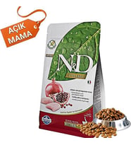 N&D Prime Kitten Tahılsız Tavuklu ve Narlı 1 kg Yavru Kedi Maması - Açık Paket