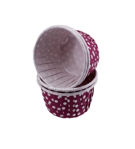 Cupcake Kalıbı Büyük Boy 62*40 Mm (100 Adet)  Puantiyeli Mor