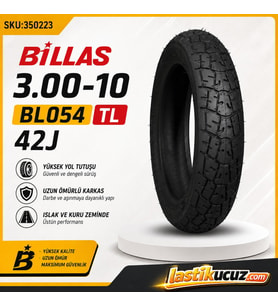 Billas 3.00-10 4PR 42J BL054 TL SCHOTER LASTİK