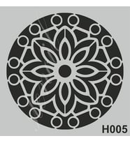 H005 Stencil Boyama Şablonu 25x25 cm. 