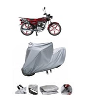 Arora AR 100-8 Klasik Çelik  Gri Motosiklet Brandası ARKA ÇANTA UYUMLU DEĞİLDİR