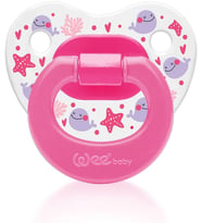 Baby Desenli Damaklı Emzik No:2 - PEMBE