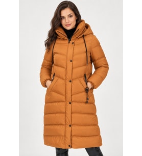 Dewberry Kadın %100 Polyester Kaban Düz Taba Z9719 Günlük Dış Giyim, Şehir ve Ofis Stili, Hafta Sonu Kombini