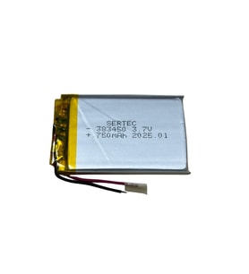 383450 3.7V 750 MAh Li-Polymer Pil (Devreli/1.5A)