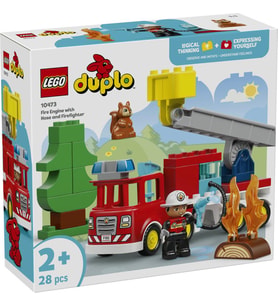 LEGO Duplo 10473 Fire Truck with Hose and Firefighter