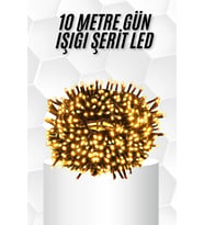 10 Metre Led Işık Gün Işığı Her Ortama Uygun Ampüllü