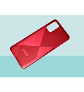 Samsung Galaxy A02S Uyumlu FULL KASA Arka Kapak Batarya Kapağı - KIRMIZI