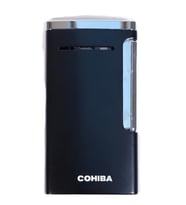 Cohiba Tek Torch Perde Alev Slim 7 Dizayn Siyah Metal Puro Çakmağı - TR9624